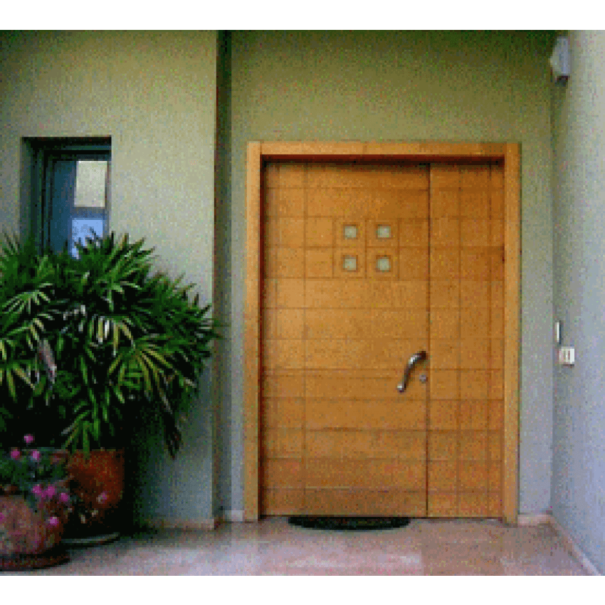 החלפת דלתות כניסה מעץ בית פורטל