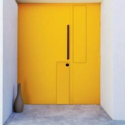 דלת קו אפס צהובה